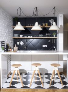 Lămpi în bucătărie, pentru un design interior de casă de vis - poza