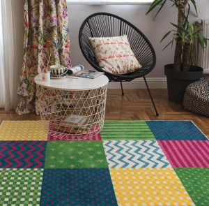 Covor colorat, pentru camere de copii